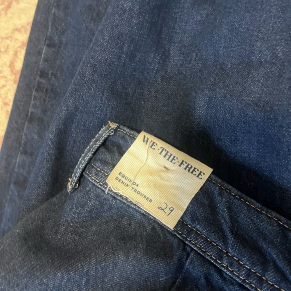 Free People Equinox Denim Wide
Leg Trouser Jeans Ritual Blue - Picture 8 of 9